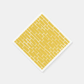 Brick Road - Geel en transparant Servet (Hoek)