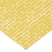 Brick Road - Geel en transparant Tafelkleed (Gekanteld)