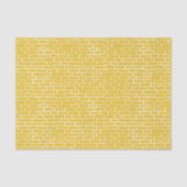 Brick Road - Geel en transparant Tissuepapier (Voorkant)