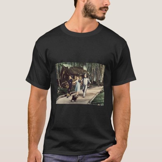 Brick Road Tovenaar van Oz Tin Scarecrow Dorothy e T-shirt (Voorkant)