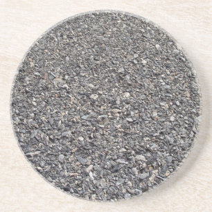 Brick, Rock, Stone Series—Black Texture Onderzet Zandsteen Onderzetter