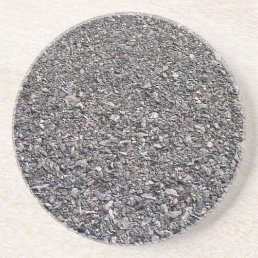 Brick, Rock, Stone Series—Black Texture Onderzette Zandsteen Onderzetter (Voorkant)