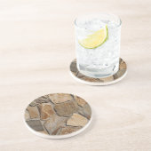 Brick, Rock, Stone Series—Flat Stone Onderzetter (Zijkant)