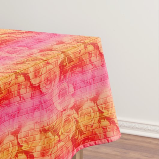 BRICK ROZEN 17,PINK LEMO..-52x70 KATOENTABLETTE Tafelkleed (Voorbeeld)