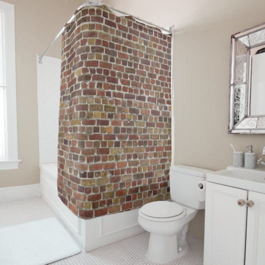 Brick Shower Curtain Douchegordijn (In situ)