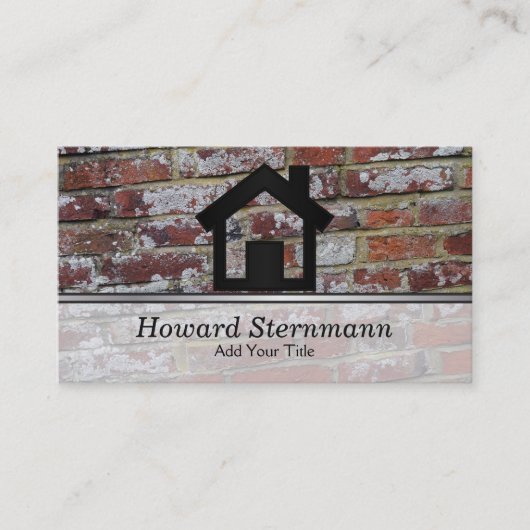 Brick Sjabloon ontwerp Visitekaartje (Voorkant)