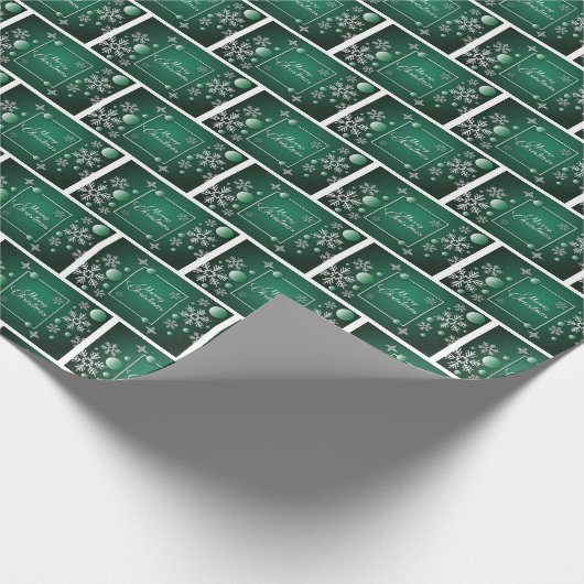 Brick Snowflake Cadeaupapier (Hoek)