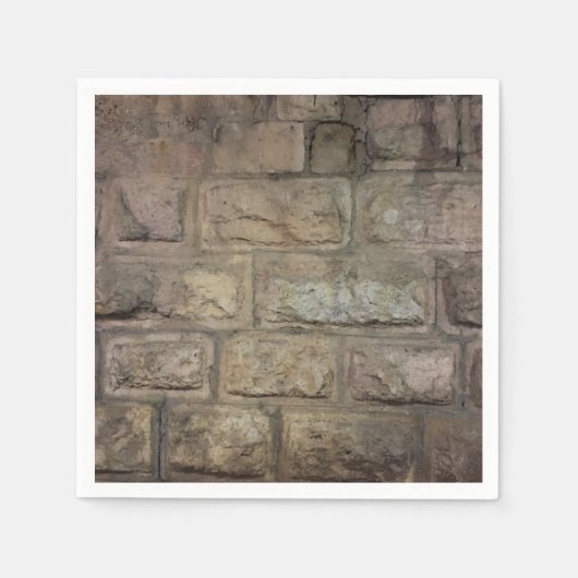 Brick Standard Cocktail Paper Napkins Servet (Voorkant)