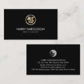 Brick Stone Mason Masonry Construction Business Ca Visitekaartje (Voorkant / Achterkant)