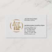 Brick Stone Mason Masonry Construction Visitekaartje (Voorkant)