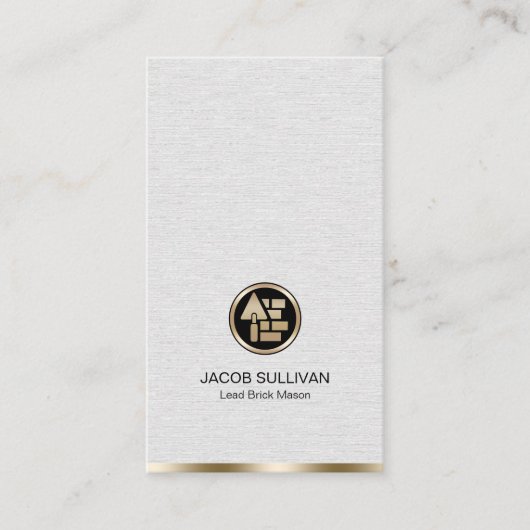 Brick Stone metselwerk constructie Visitekaartje (Voorkant)