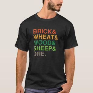 Brick, tarwe, knollen, schapen en geiten Gamer G T-shirt