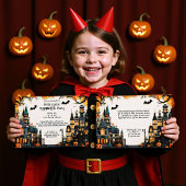 Brick-tastic HALLOWEEN Party Invitation Kaart