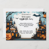 Brick-tastic HALLOWEEN Party Invitation Kaart (Voorkant)