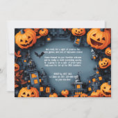 Brick-tastic HALLOWEEN Party Invitation Kaart (Achterkant)