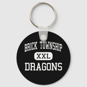 Brick Township - Dragons - High-Brick New Jersey Sleutelhanger