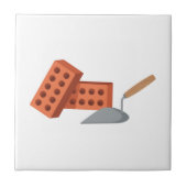 Brick & Trowel Tegeltje (Voorkant)
