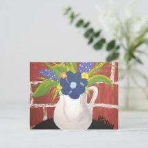 Brick Vase-kaart 5x7