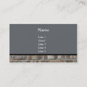 Brick Visitekaartje (Achterkant)