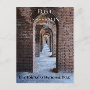 Brick Walkway Arches, Fort Jefferson, Dry Tortugas Briefkaart