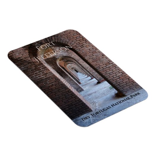 Brick Walkway Arches, Fort Jefferson, Dry Tortugas Magneet (Rechterzijde)