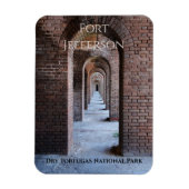 Brick Walkway Arches, Fort Jefferson, Dry Tortugas Magneet (Verticaal)