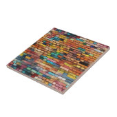 Brick Wall 3D keramische Tegel Tegeltje (Zijkant)