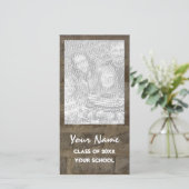 Brick Wall Afstuderen Aankondiging Fotokaart (Staand voorkant)