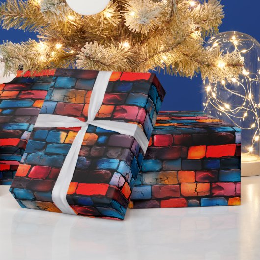 Brick Wall Art Cadeaupapier (Feestdagen)
