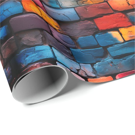 Brick Wall Art Cadeaupapier (Rol Hoek)