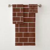 Brick Wall Bad Handdoek (Insitu)