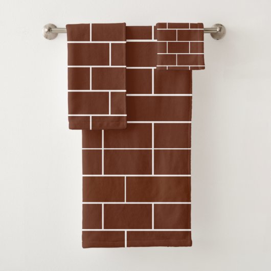 Brick Wall Bad Handdoek (Insitu)