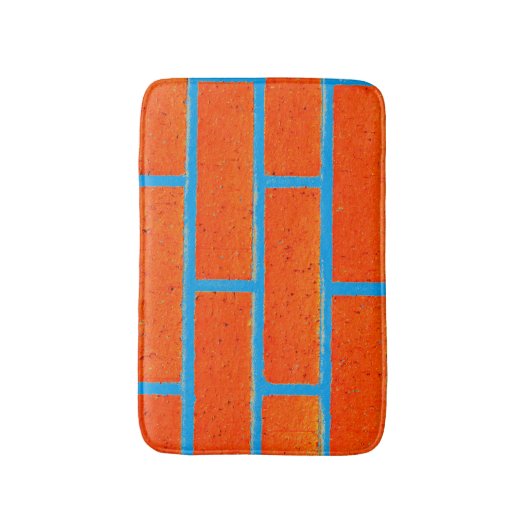 Brick Wall Bath Mat (Voorkant Verticaal)