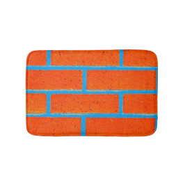 Brick Wall Bath Mat