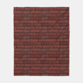 Brick wall, brick fleece deken (Voorkant)
