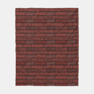 Brick wall, brick fleece deken