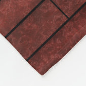 Brick wall, brick fleece deken (Hoek)