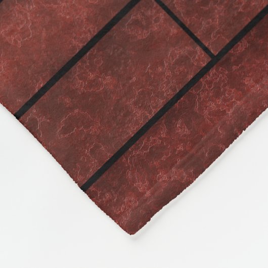 Brick wall, brick fleece deken (Hoek)