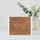 Brick Wall Briefkaart (Staand voorkant)