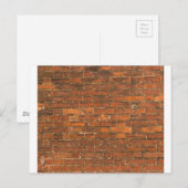 Brick Wall Briefkaart (Voorkant / Achterkant)