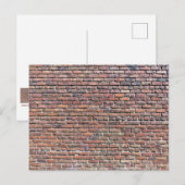 Brick Wall Briefkaart (Voorkant / Achterkant)