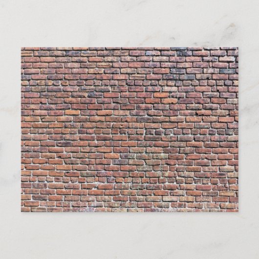 Brick Wall Briefkaart (Voorkant)
