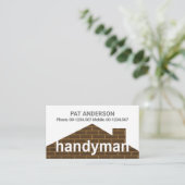 Brick Wall Building Rooftop Construction Handyman Visitekaartje (Staand voorkant)