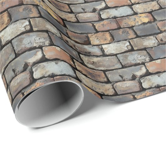 Brick Wall Cadeaupapier (Rol Hoek)