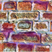 BRICK WALL CANVAS AFDRUK