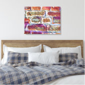 BRICK WALL CANVAS AFDRUK (Insitu (Slaapkamer))