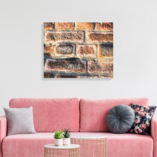 BRICK WALL CANVAS AFDRUK (Insitu (Woonkamer))