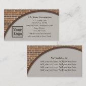 Brick Wall Collectie Visitekaartje (Voorkant / Achterkant)