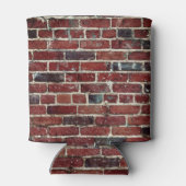 Brick Wall Cool Textielpatroon Blikjeskoeler (Achterkant)