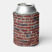Brick Wall Cool Textielpatroon Blikjeskoeler (Blikje Achterkant)